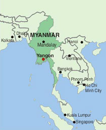 Myanmar Map